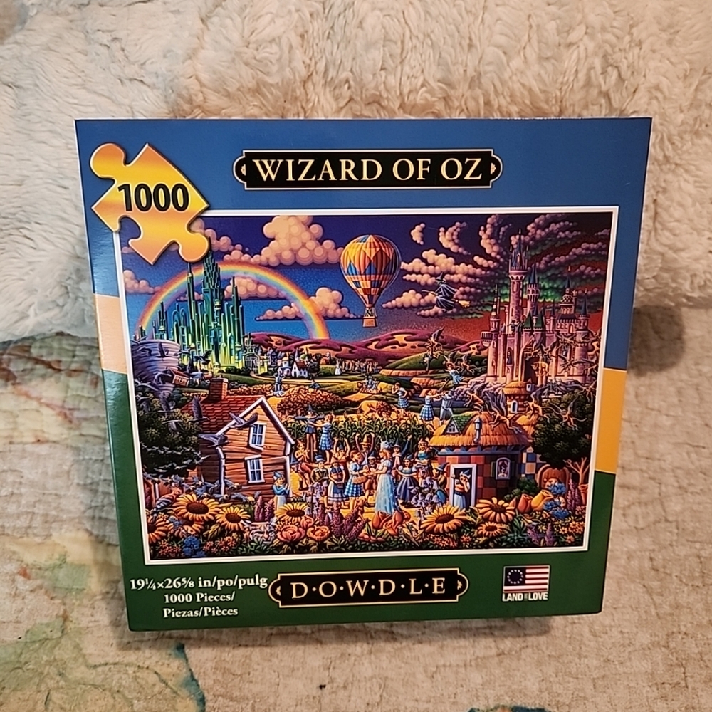 Wizard Of Oz - Dowdle 1000 Piece Jigsaw Puzzle - Made In USA